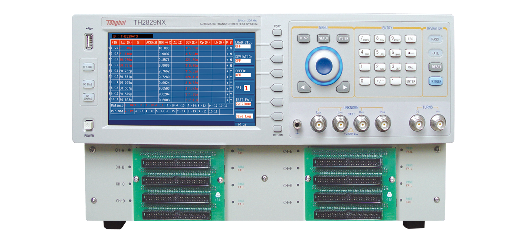自動變壓器測試系統